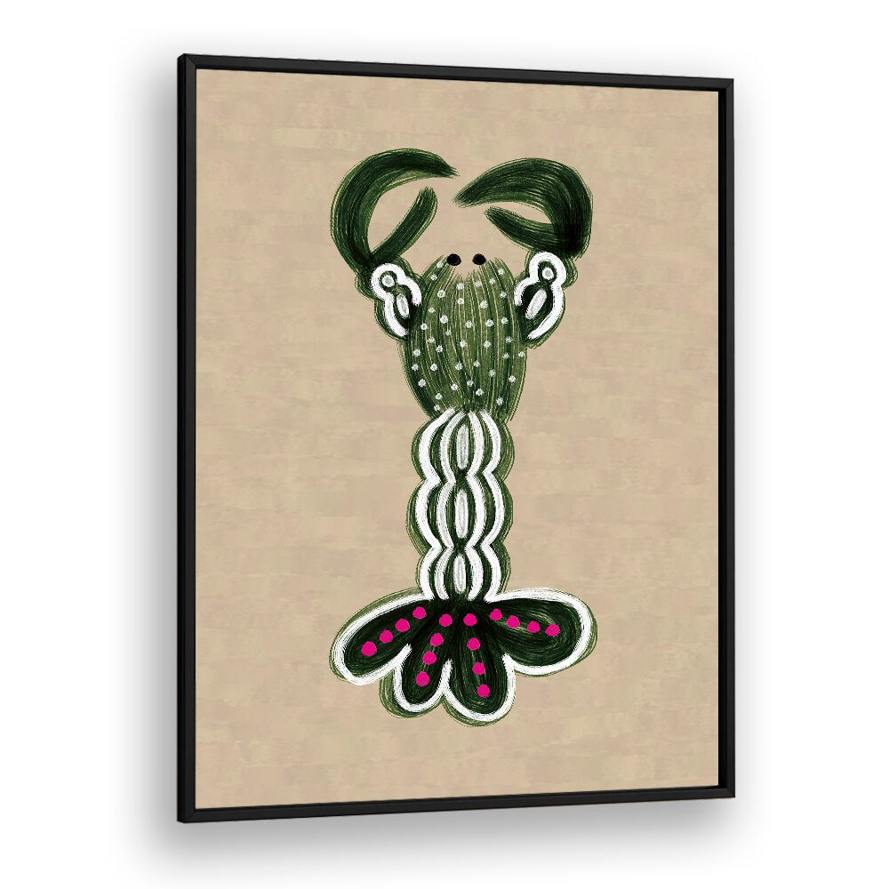 Colorful Green Lobster Kitchen Posters add charm and style to any culinary space, perfect for seafood lovers.