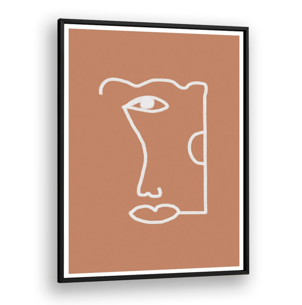 ABSTRACT HEAD NO2 , LINE ART PAINTINGS