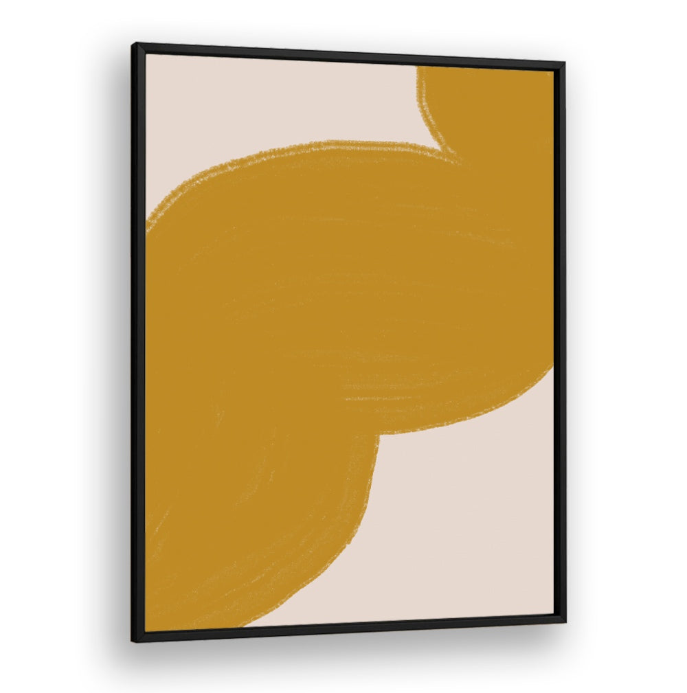 MUSTARD SHAPE ORGANIC , ABSTRACT PAINTINGS
