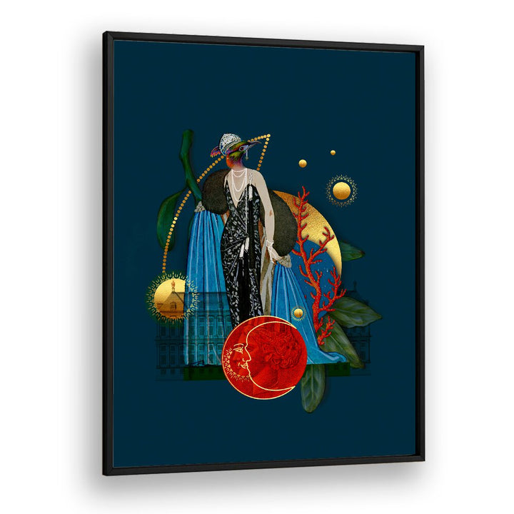 Enchanting QUEEN OF THE UNDERWATER GARDENS, SURREAL ART PRINTS, perfect for transforming your living space.