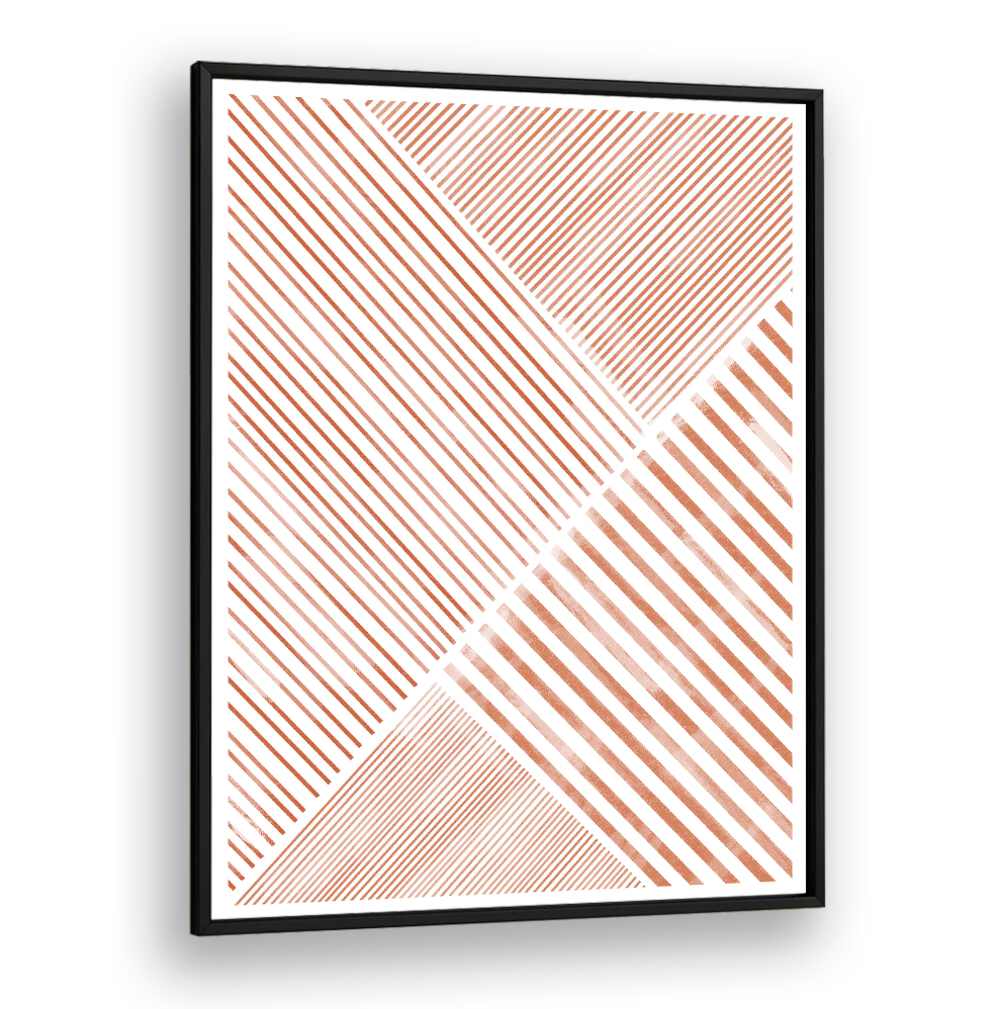 Stylish PEACHY LINE ART II, GEOMETRIC ART PRINTS, perfect for elevating modern home decor with artistic flair.