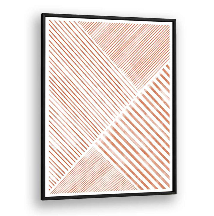 Stylish PEACHY LINE ART II, GEOMETRIC ART PRINTS, perfect for elevating modern home decor with artistic flair.