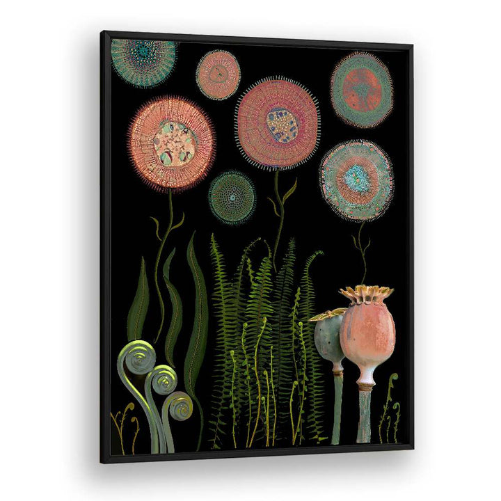 Vibrant POPPY GARDEN, FLORAL FLOWER PAINTINGS showcasing elegant floral designs for a stunning home decor accent.