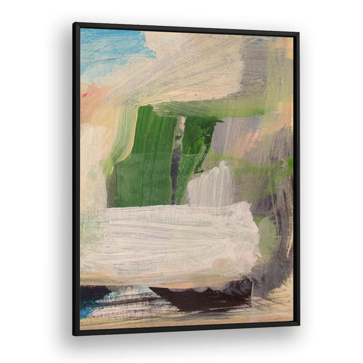 Vibrant SERENE BRUSHSTROKES, ABSTRACT PAINTINGS showcasing a blend of colors and textures for modern decor.