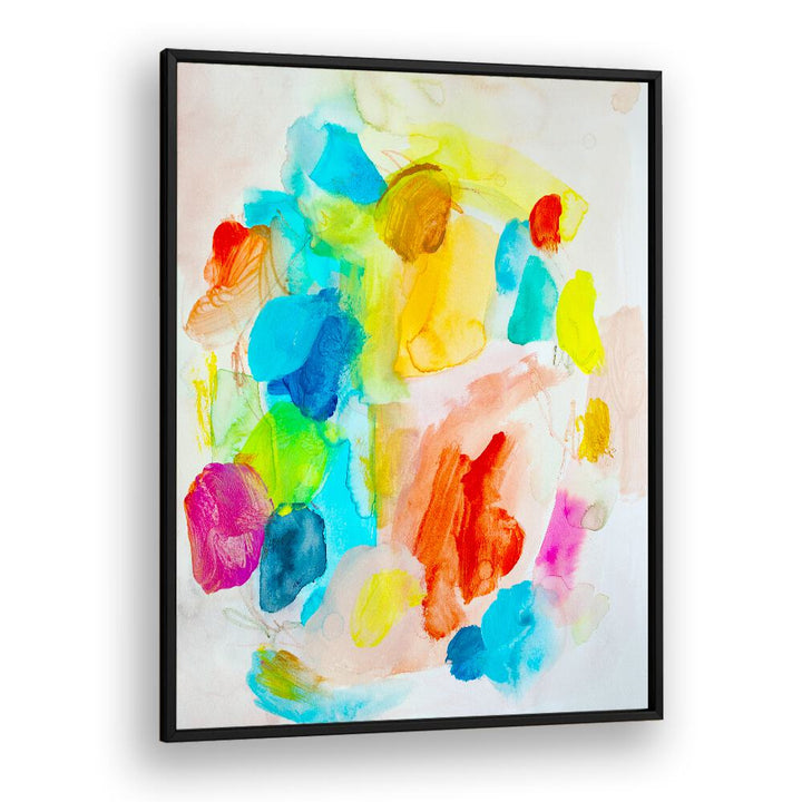 A vibrant blend of vivid colors in abstract paintings, perfect for enhancing your space. Ideal for art lovers.