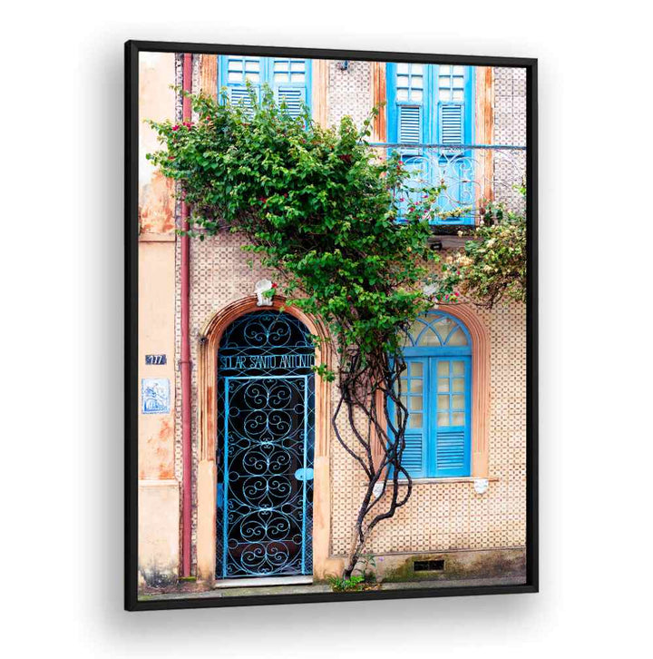 COLONIAL FACADE IN SALVADOR DE BAHIA   , BEACH PAINTINGS
