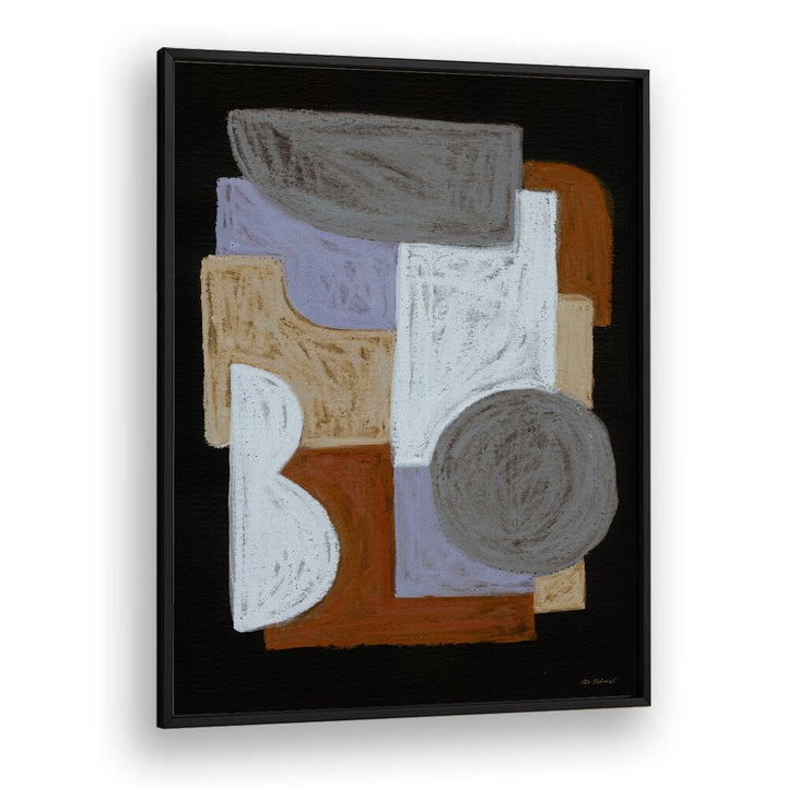 CHALKS AND SHAPES I , GEOMETRIC ART PRINTS