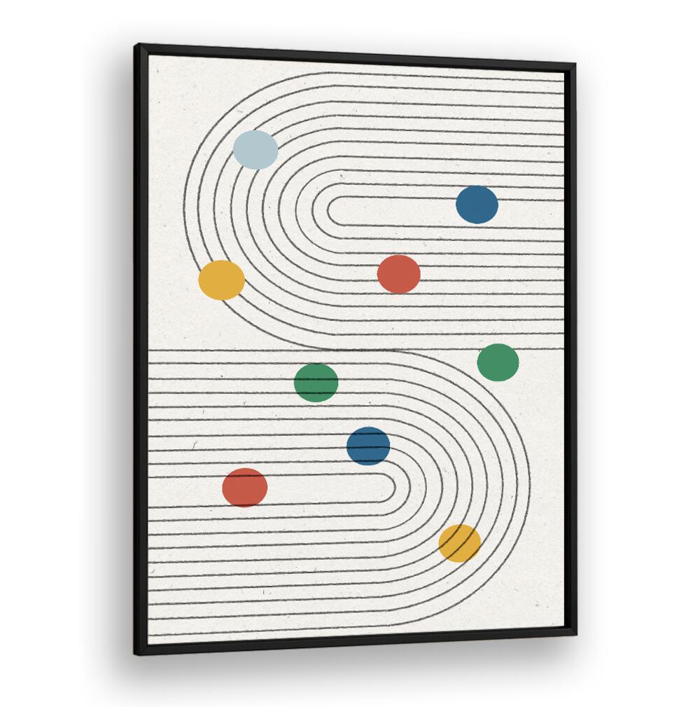 RETRO DOTS BALANCE , ABSTRACT PAINTINGS