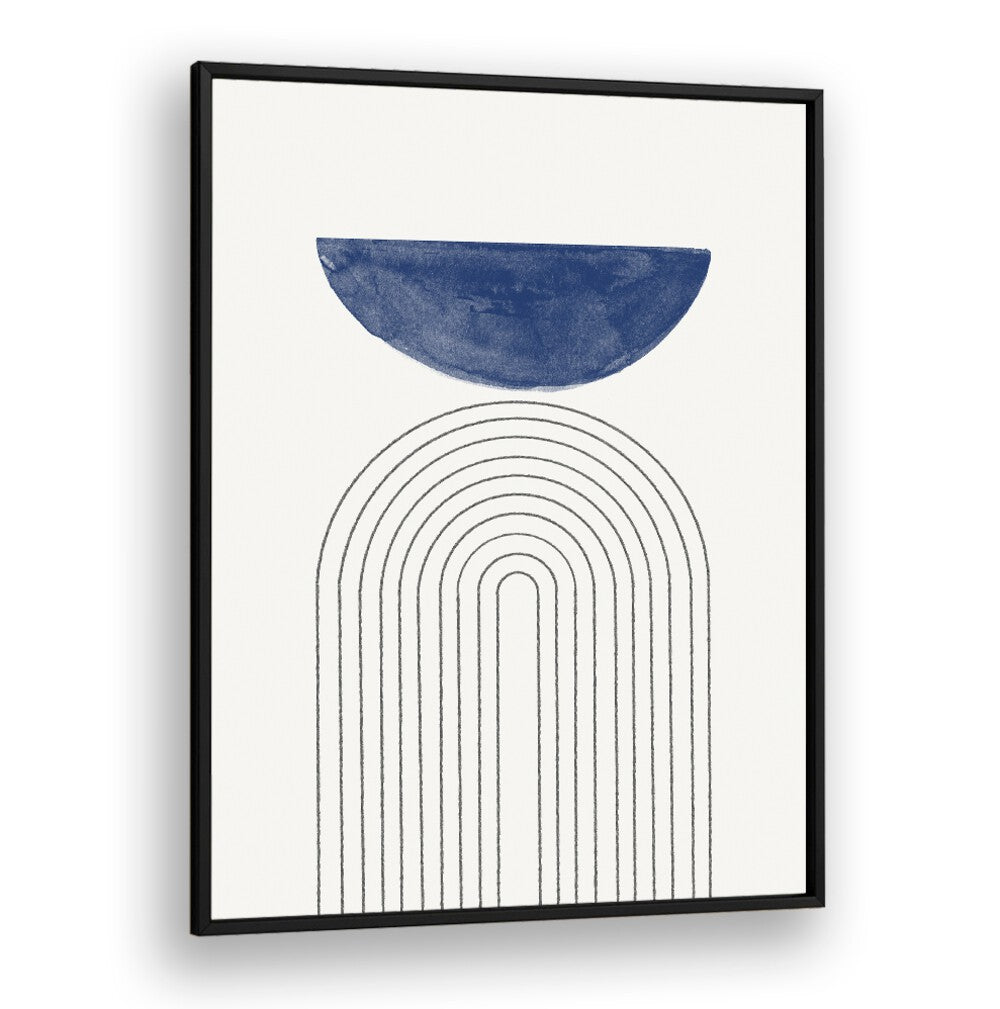 Contemporary abstract artwork, BLUE MOON NO3., GEOMETRIC ART PRINTS, ideal for enhancing your living space.