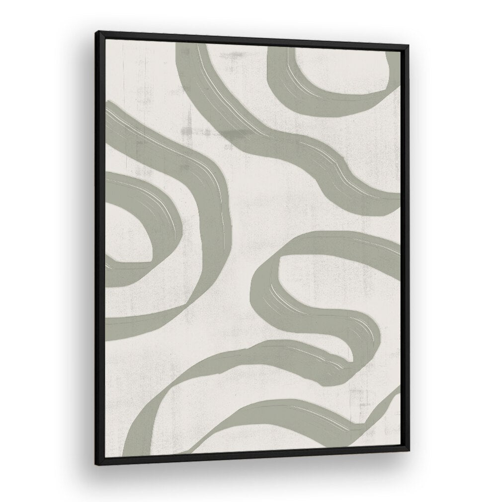 GREEN SAGE WAVES NO. 1 , ABSTRACT PAINTINGS