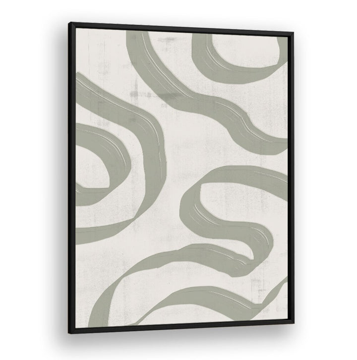 GREEN SAGE WAVES NO. 1 , ABSTRACT PAINTINGS