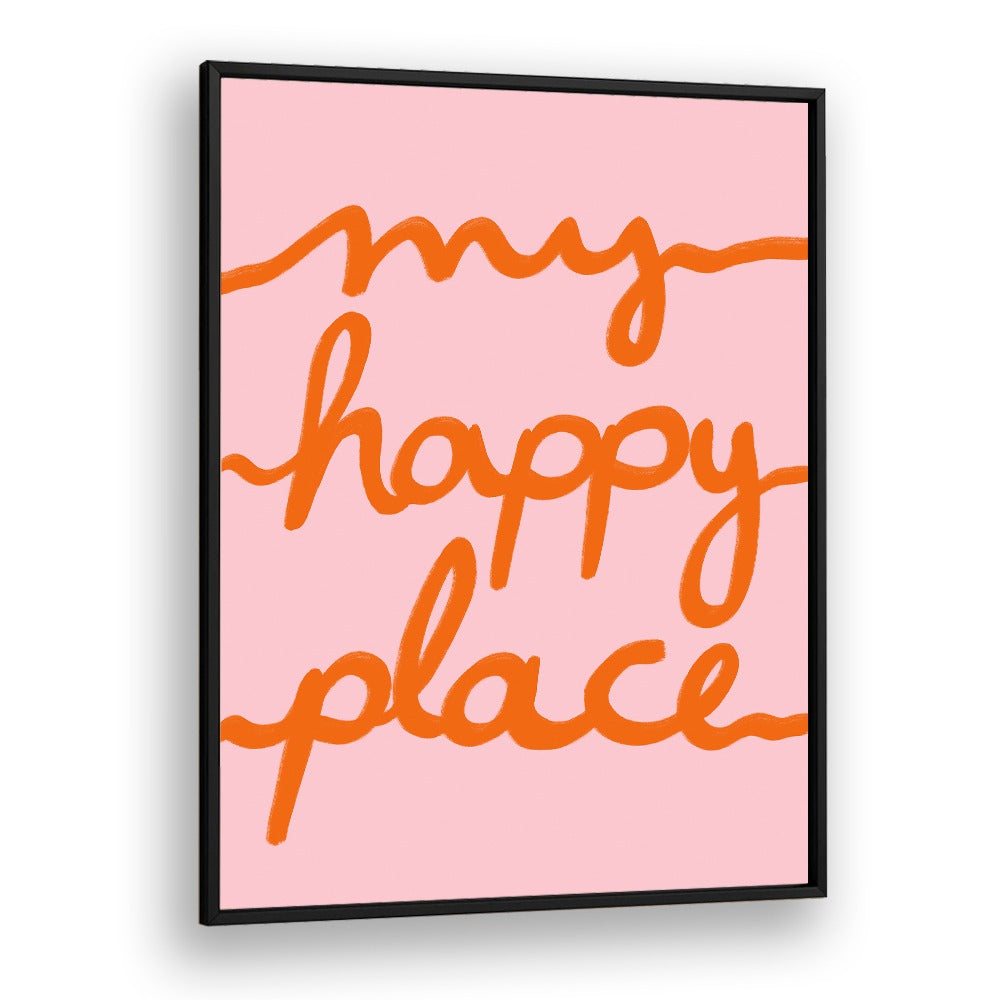 Bright and playful, "MY HAPPY PLACE, KIDS ROOM PAINTINGS" adds joy to any child's space with its vibrant design.