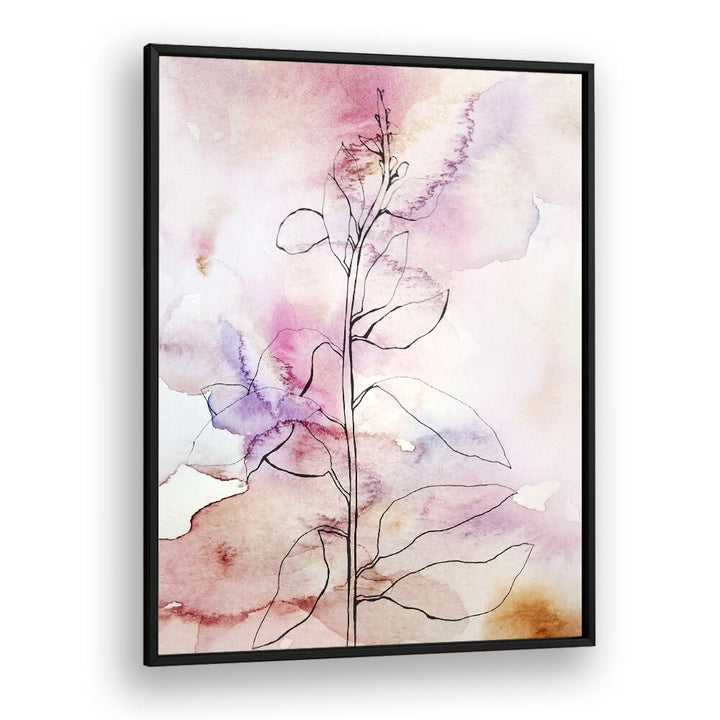 Delicate watercolor artwork featuring floral elements, WHISPER PETALS II, FLORAL FLOWER PAINTINGS for your decor.