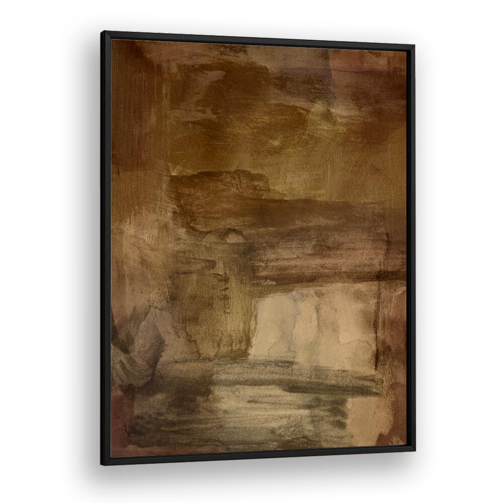 Warm, earthy tones blend beautifully in YESTERDAYS WISHES II, ABSTRACT PAINTINGS, perfect for elegant decor.