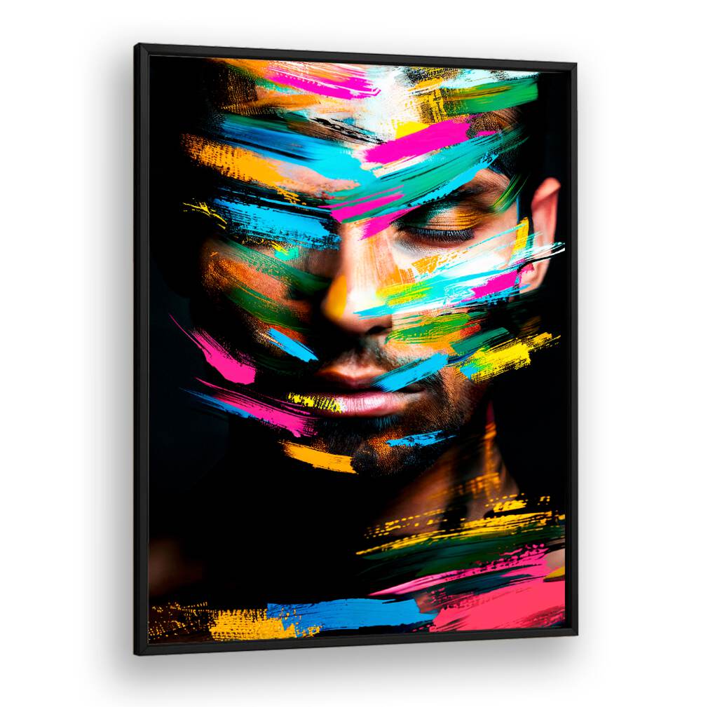 Vibrant FACELESS XI, ABSTRACT PAINTINGS by Philippe HUGONNARD showcase modern artistic expression and innovation.