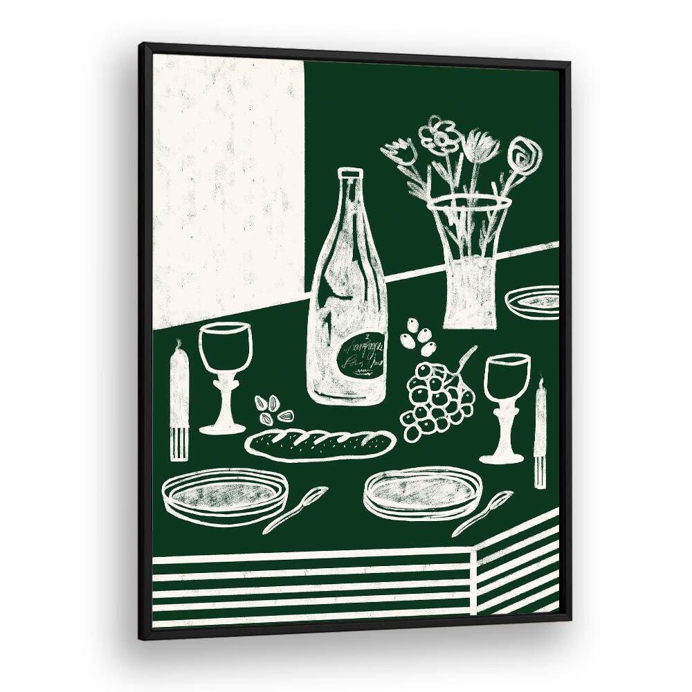 Stylish GREEN HARMONIA Kitchen Posters enhance your culinary space with artful designs and serene aesthetics.