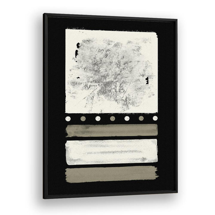 Sophisticated MIDNIGHT CREAM DELIGHT ABSTRACTION, GEOMETRIC ART PRINTS showcasing elegant abstract shapes for modern decor.