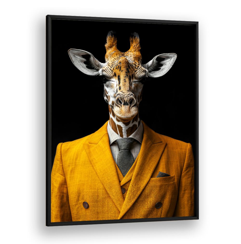 WILD SUITS - GIRAFFE . ANIMAL PAINTINGS
