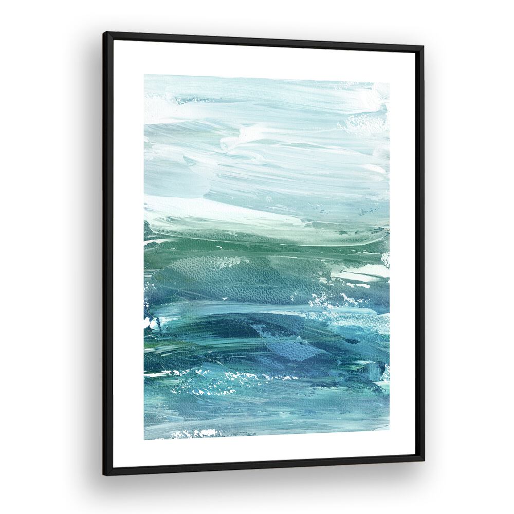 WAVES IN WAVES, ABSTRACT PAINTINGS elegantly blend art and functionality, enhancing any space with serene colors.