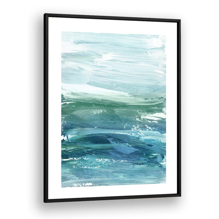 WAVES IN WAVES, ABSTRACT PAINTINGS elegantly blend art and functionality, enhancing any space with serene colors.