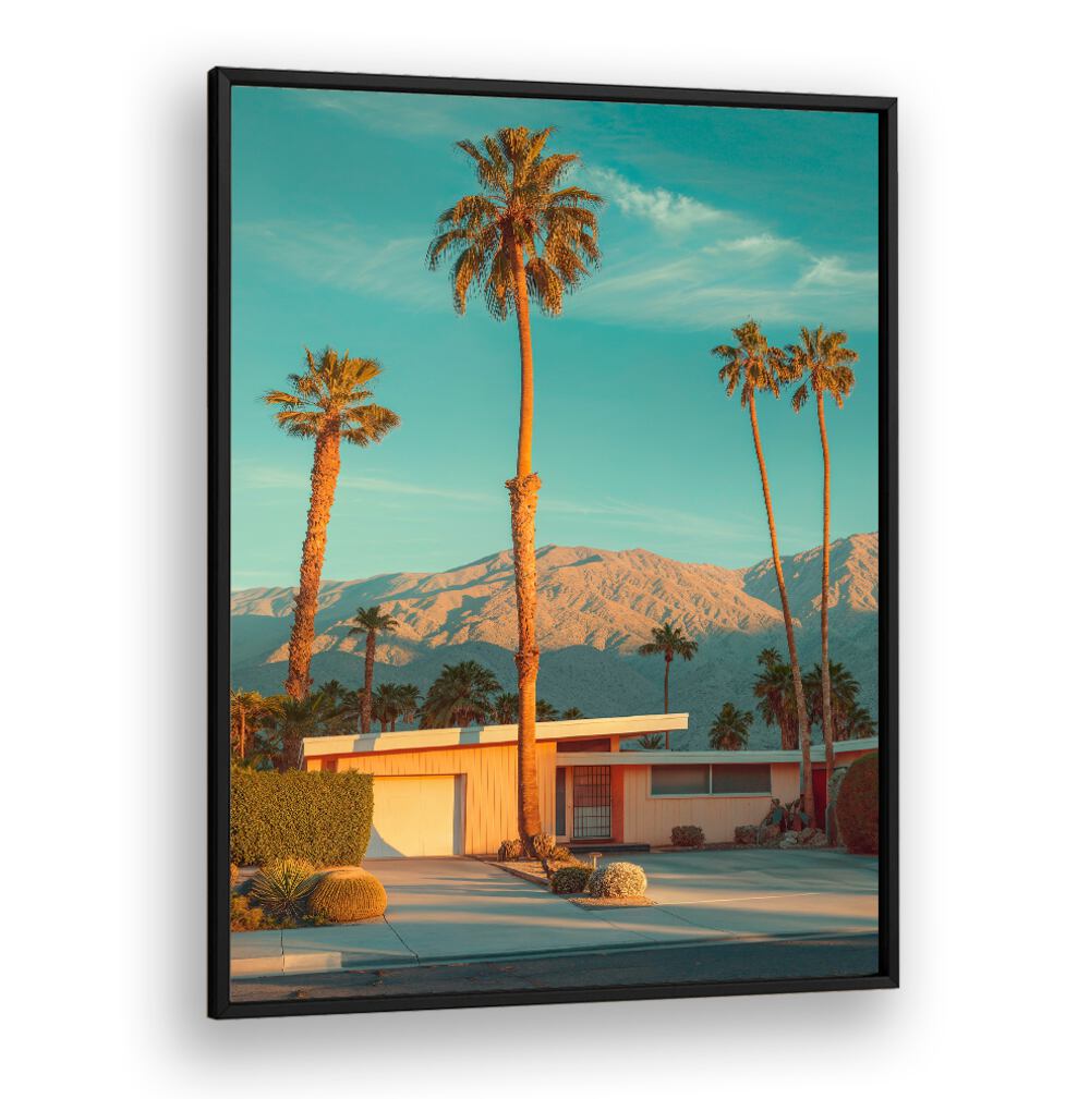 Vibrant scene showcasing FAMOUS PALM SPRINGS, BEACH PAINTINGS by Philippe Hugonnard, perfect for your home décor.