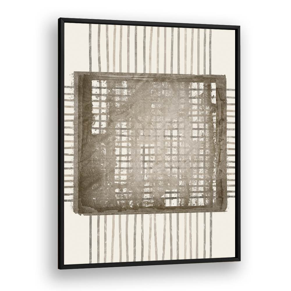 Stylish COCOA ROPES III, GEOMETRIC ART PRINTS featuring abstract shapes and patterns, perfect for modern home decor.