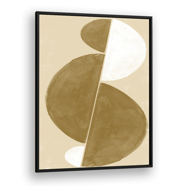 Stylish INTERACTION BALANCE NO. III, GEOMETRIC ART PRINTS, featuring harmonious colors and shapes for modern decor.