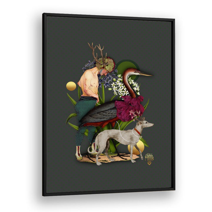 Surreal art print "ENCHANTED FOREST III" features a mystical woodland scene, perfect for nature lovers.