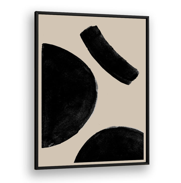 SIMPLE BLACK COMPOSITION  , ABSTRACT PAINTINGS