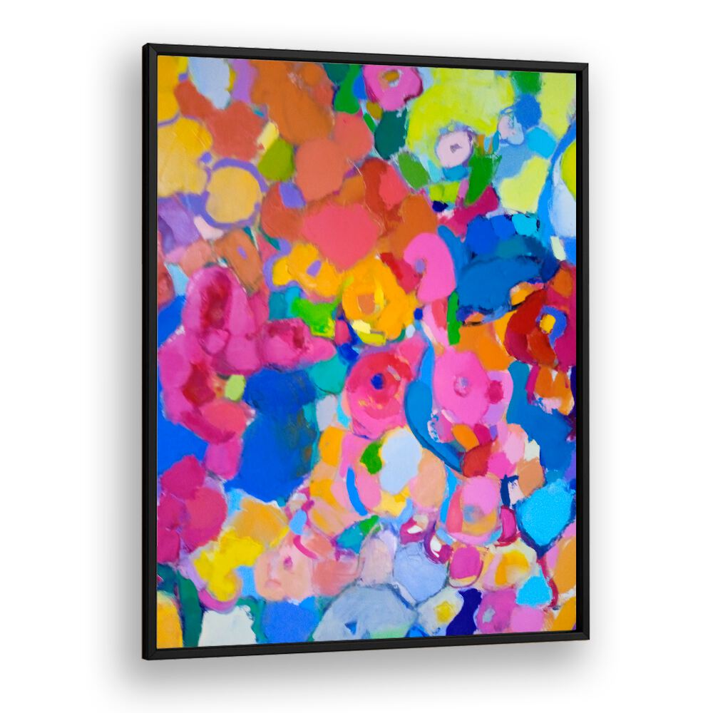 Vibrant FLOWERS FANTASY, ABSTRACT PAINTINGS, perfect for adding elegance to any home decor or as a thoughtful gift.