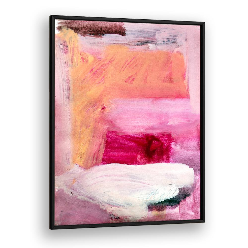 Vibrant CREAM FILLING, ABSTRACT PAINTINGS showcasing soft hues and dynamic brush strokes for modern decor.