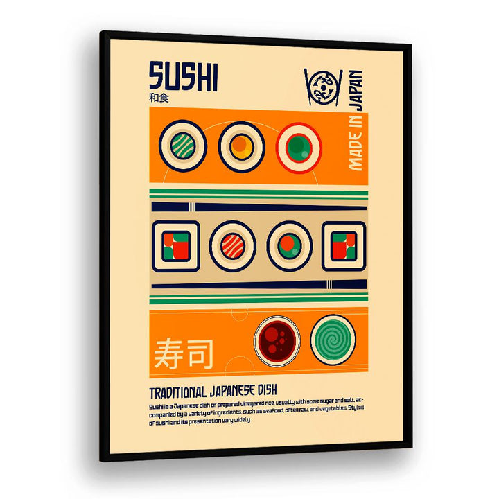 SUSHI, BAR & CAFE ART featuring vibrant Japanese-inspired design for a unique dining ambiance.