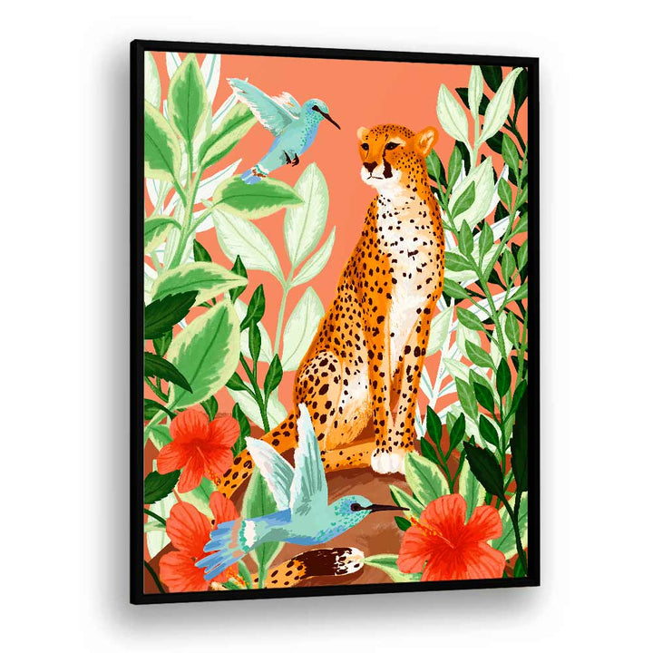 TROPIC CHEETAH BY GOED BLAUW, KIDS ROOM ART