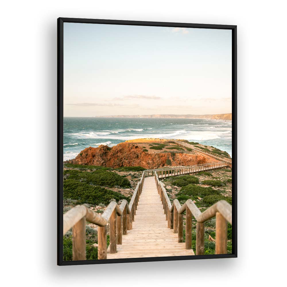 WALKWAY INTO THE ALGARVE BY RAISA ZWART , LANDSCAPE PHOTO PRINTS