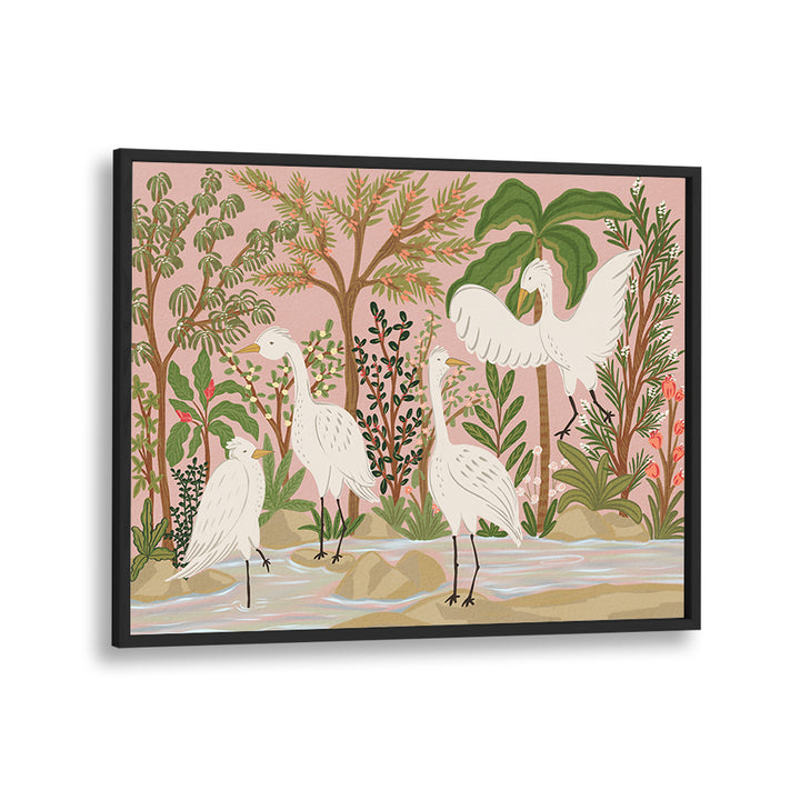 PEACEFUL JUNGLE EGRETS