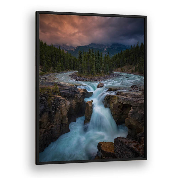 SUNWAPTA FALLS , LANDSCAPE PHOTO PRINTS , LANDSCAPE PHOTOGRAPHY