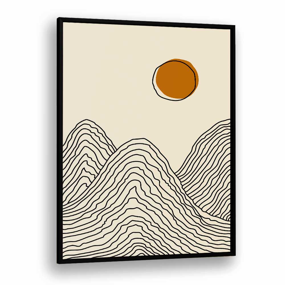 Stunning geometric art from the BOHO SUNSET SERIES II, LANDSCAPE PAINTINGS collection by Jay Stanley. Perfect for your space.