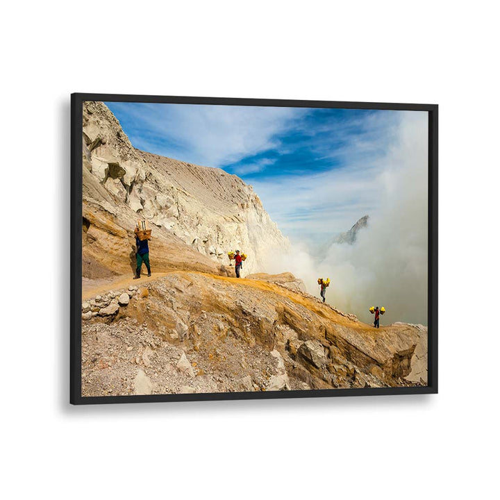 LES FORASATS DU SOUFRE (SULFUR CONVICTS) BY MARC PELISSIER , LANDSCAPE PHOTO PRINTS