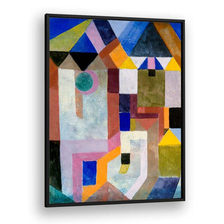 COLORFUL ARCHITECTURE (1917) BY PAUL KLEE, PAUL KLEE PAINTINGS, ARTWORKS BY PAUL KLEE