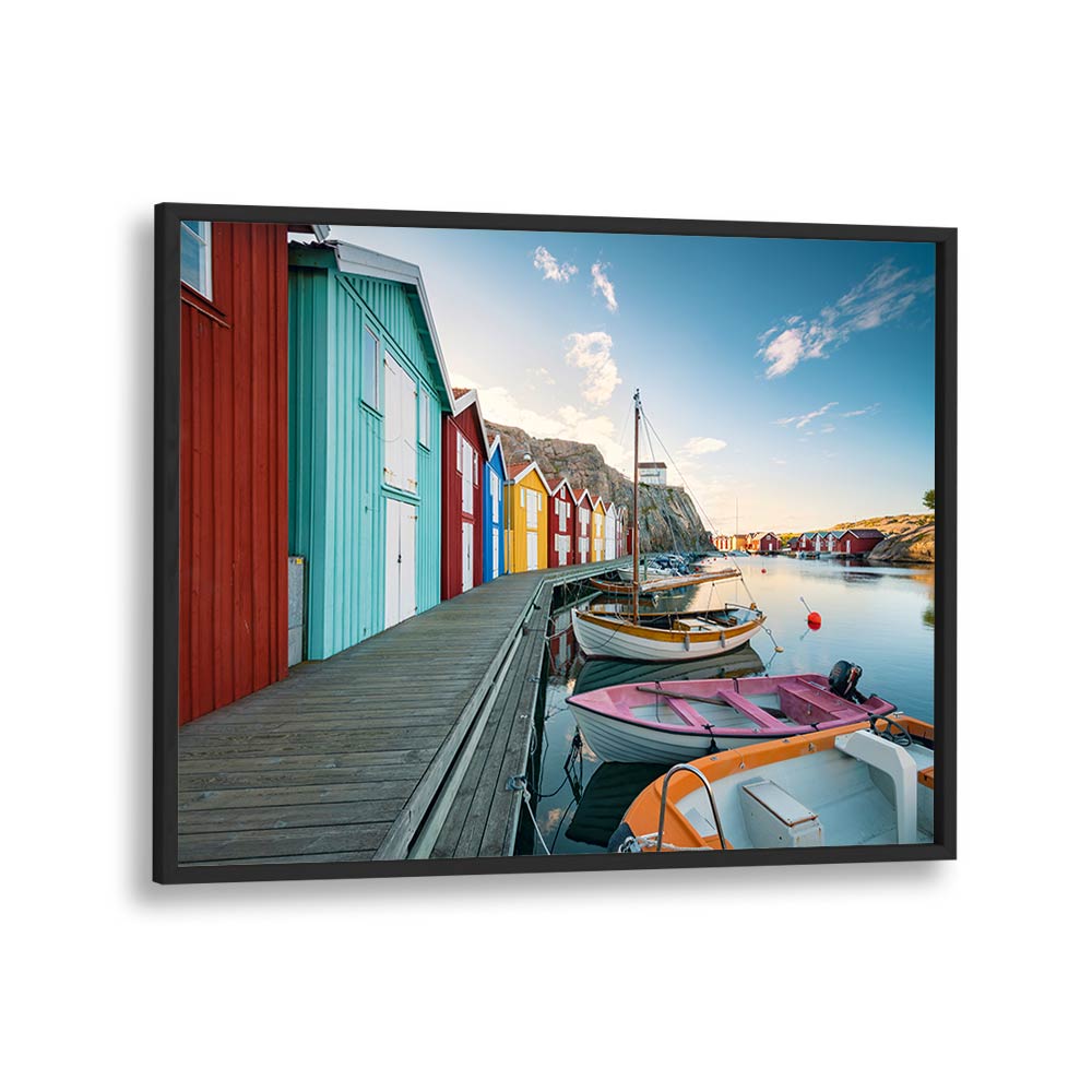 COLORED HARBOUR BY STEFAN HEFELE , LANDSCAPE PHOTO PRINTS