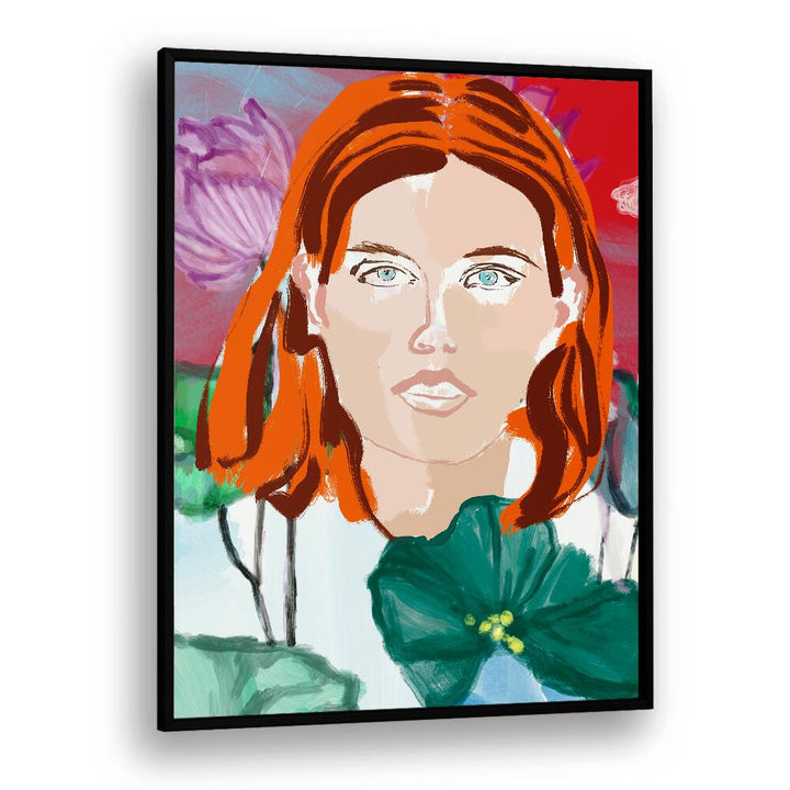 Bold illustration showcasing SPACE AGE FACES, PORTRAITS with vibrant colors and imaginative details for your decor.