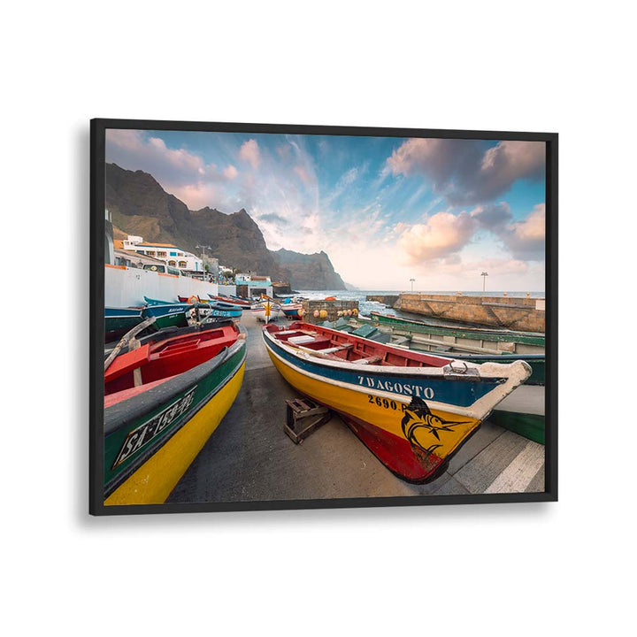 COLORED BOATS BY STEFAN HEFELE , LANDSCAPE PHOTO PRINTS