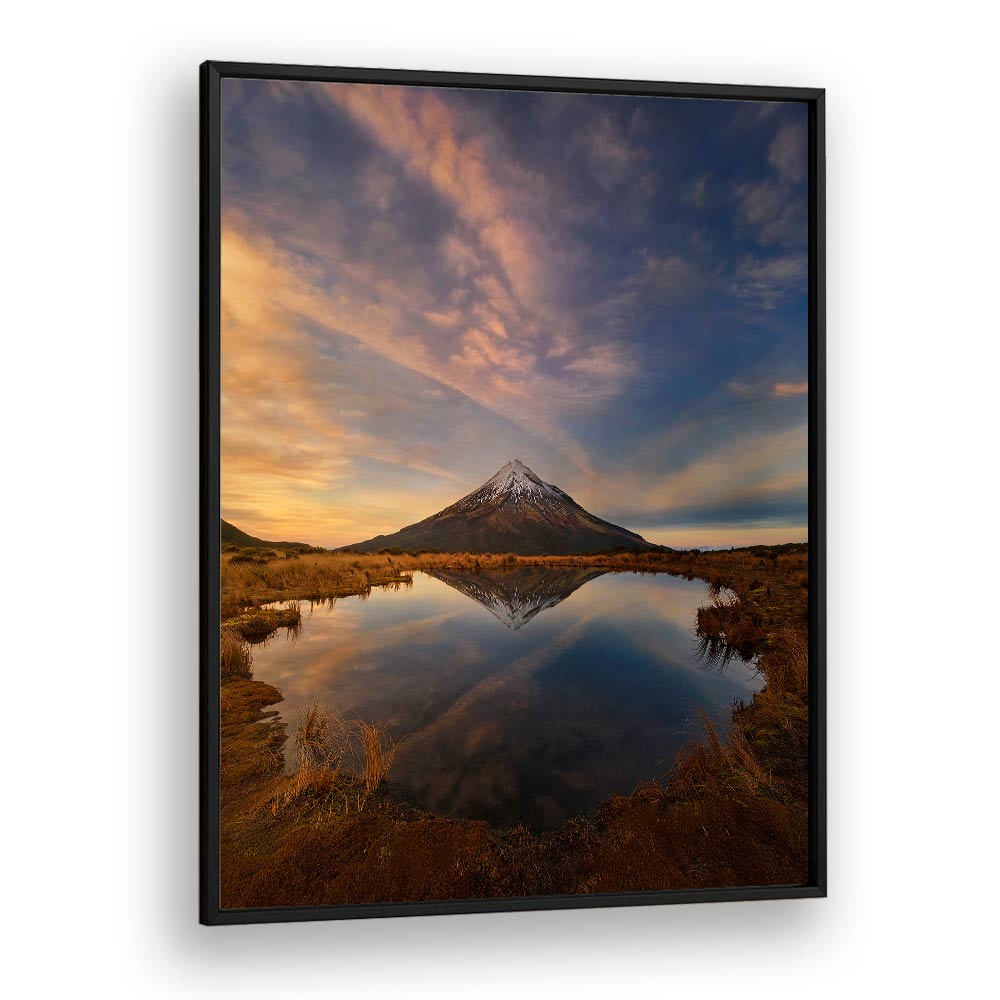 MOUNT TARANAKI WINTER SUNRISE , LANDSCAPE PHOTO PRINTS