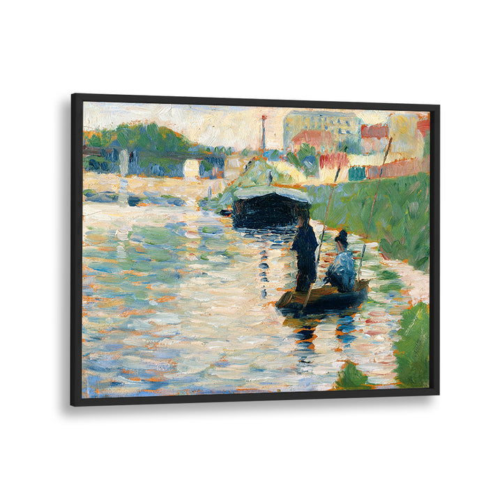 VIEW OF THE SEINE (CA. 1882–1883)  , VINTAGE PAINTINGS