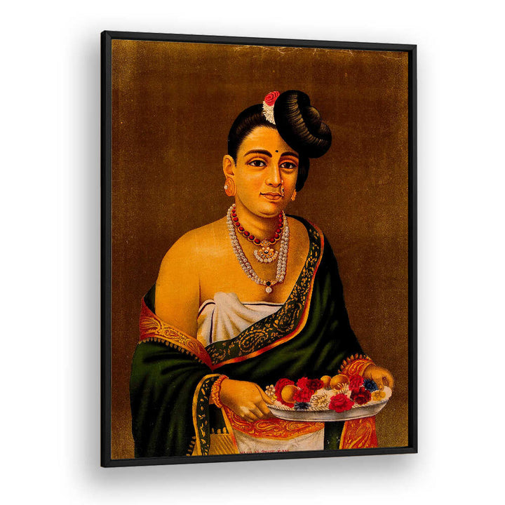 A NAYAR LADY WITH DISTINCTIVE HAIRSTYLE