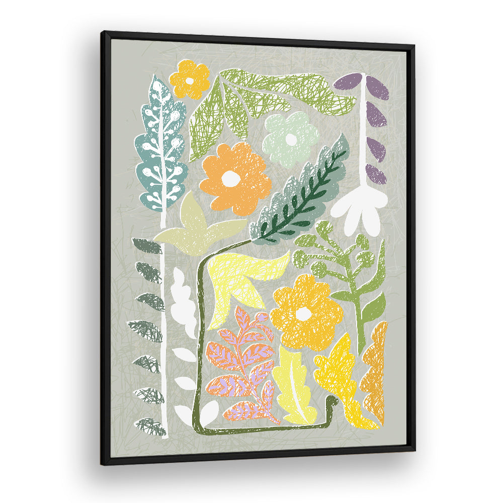 ABSTRACT FLORAL GARDEN