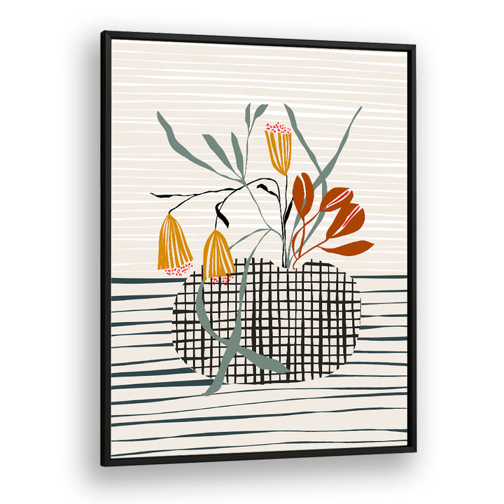 ABSTRACT FLORAL STILL LIFE