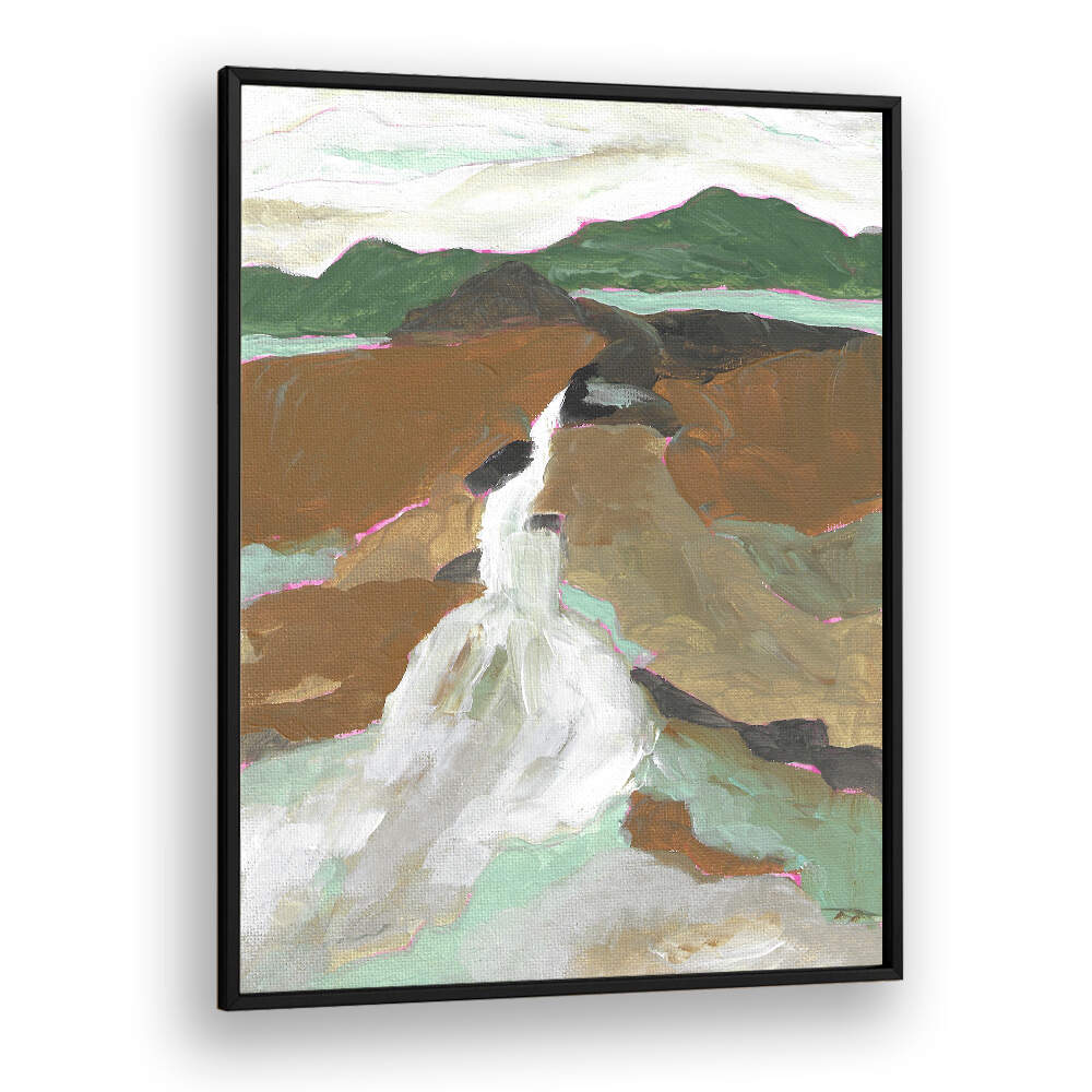 ABSTRACT MOUNTAIN WATERFALL