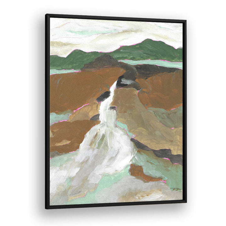 ABSTRACT MOUNTAIN WATERFALL