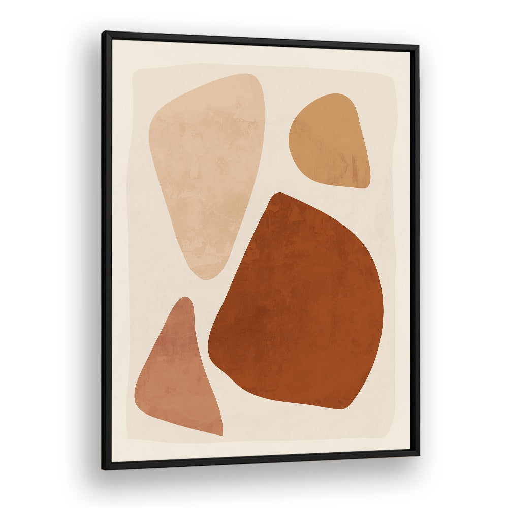 Stunning ABSTRACT SHAPES IX, GEOMETRIC ART PRINTS featuring earthy tones and modern design for stylish decor.